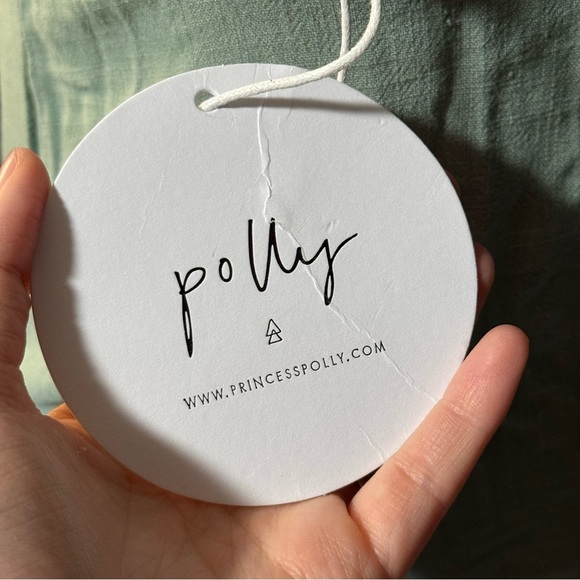 Princess Polly Sinclair Mini Dress Sage Green Size 0 US 4 AU NWT - Picture 2 of 5